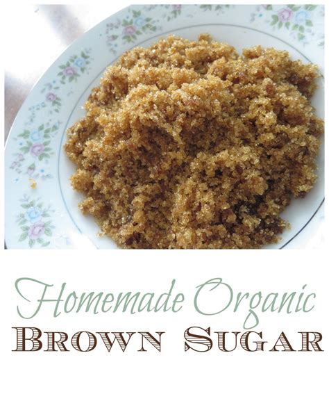 Homemade Organic Brown Sugar