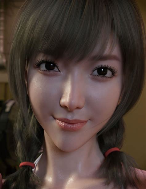 Seo Hyun Character with Hair for Genesis 8 and 8.1 Female 东方亚洲-SEO Hyun ...