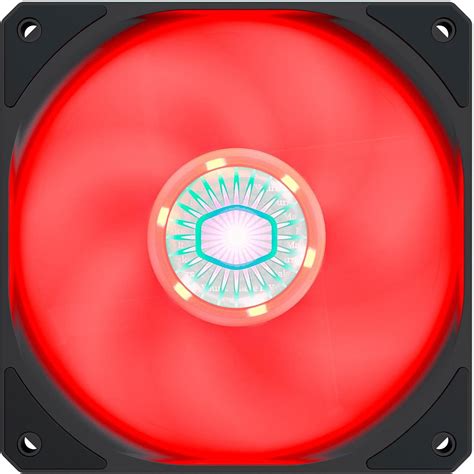 Cooler Master SickleFlow 120 V2 Red Led 120mm Square Frame Fan with Air ...