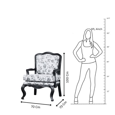 French Solid Wood Living Room Chair: Wooden Accent Chair