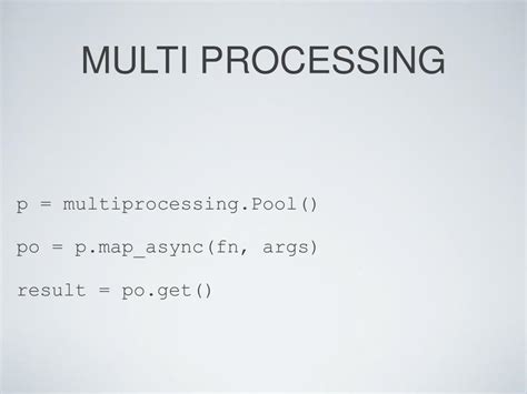 Image result for Python Paralel Processing Modules