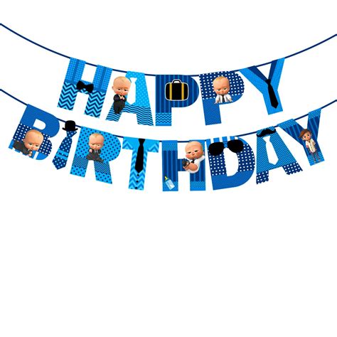 Buy Party Propz Boss Baby Theme Birthday Decoration - 1Pc Boss Baby ...
