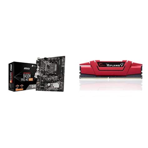 MSI B450M PRO M2 MAX Gaming m-ATX Motherboard Socket-1st 2nd and 3rd ...