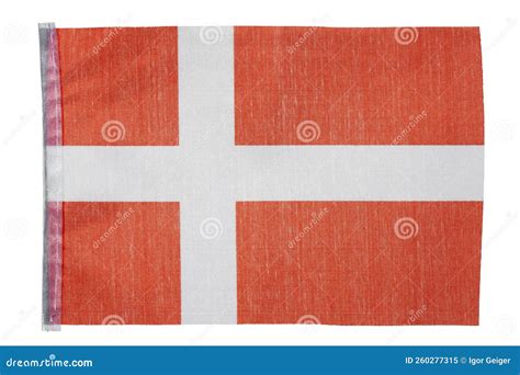 National Flag of the Country Denmark, Isolate Stock Image - Image of country, national: 260277315