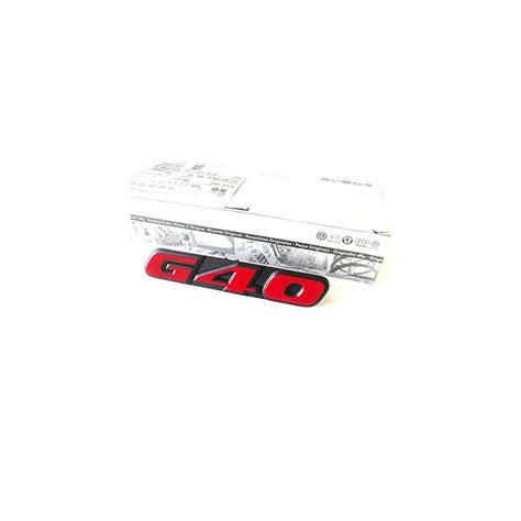Buy Volkswagen G40 Front Grill Badge Emblem Red Nos - 871853679D QN5 ...