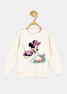 DISNEY BY MISS & CHIEF Full Sleeve Graphic Print Girls Sweatshirt - Buy ...