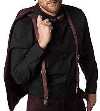 Buy Marino Avenue KLOOPE Leather Suspenders for Men - Fashion Y Back ...