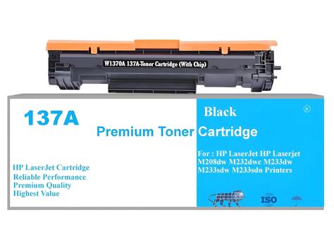 W1370A/137A Toner Cartridge Compatible for HP LaserJet M208Dw, M232Dwc ...