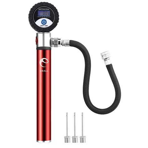 Buy Ball Pump with Digital Pressure Gauge, Sports Ball Hand Pump with ...
