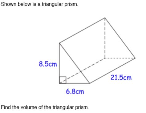 Image result for Find the Volume of Triangular Prism