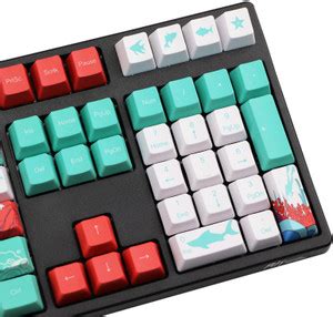 Lyla 110-Key Coral Sea DYE-SUB PBT Keycaps DIY for Cherry MX Keyboards ...