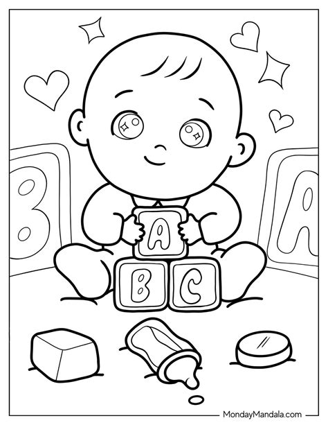 Little Boy Coloring Page