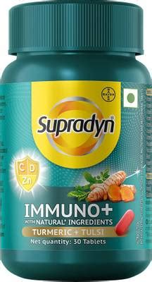 Supradyn Immuno+,Multivitamin,Immunity Booster with Vit C, Vit D, Zinc ...