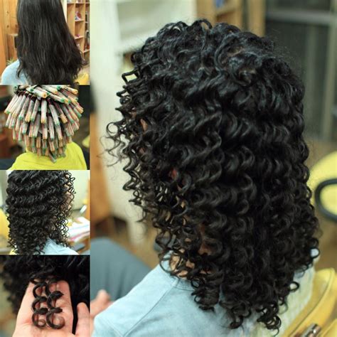Perm On Medium Hair, Spiral Perm Short Hair, Loose Spiral Perm, Permed ...