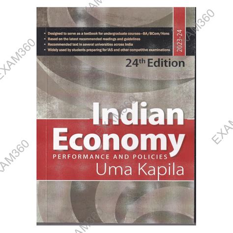 Indian Economy Performance and Policies by Uma Kapila | 24th Edition ...