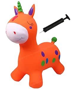 Buy Toyshine Bouncy Unicorn for Toddler, Animal Hopper, Bouncing ...
