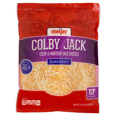 Meijer Shredded Colby Jack Cheese | Fig App