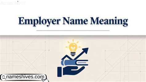Meaning Employer Name
