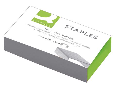 PLOTTER | GRAPAS Q-CONNECT Nº10 GALVANIZADAS CAJA DE 1000 UNIDADES