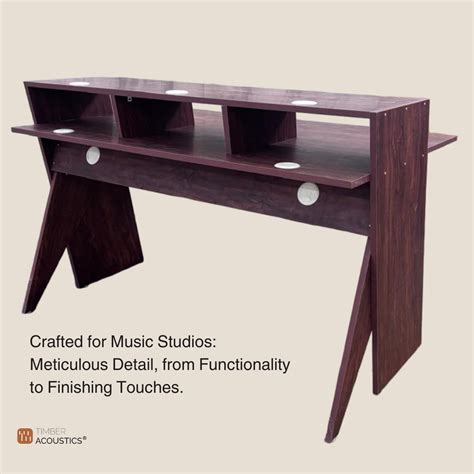 Timber Acoustics StudioPad™, Music Studio Table, Ergonomic Design For ...