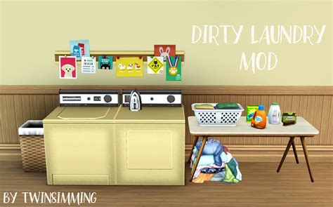ModTheSims - Dirty Laundry Mod in 2025 | Dirty laundry, Laundry, Mod