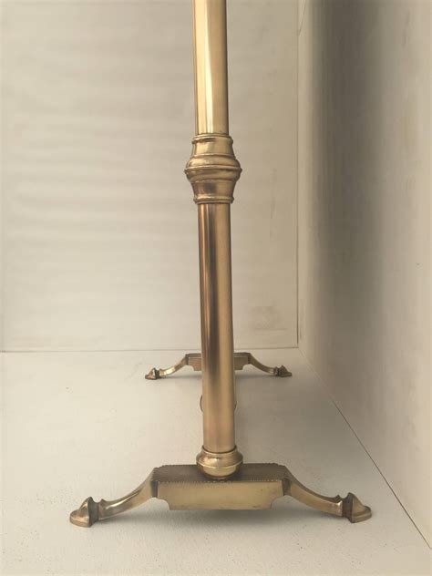 Neoclassical Brass Cheval Tilting Floor Mirror at 1stDibs | vintage ...