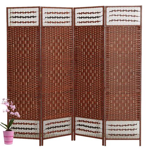 Buy ECOMEX 4 Panel Room Divider Folding Privacy Screen, Room Screen ...