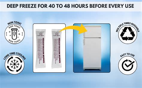 Outer Woods Mini Ice Gel Pack Set | For Keeping Insulin, Vaccines ...