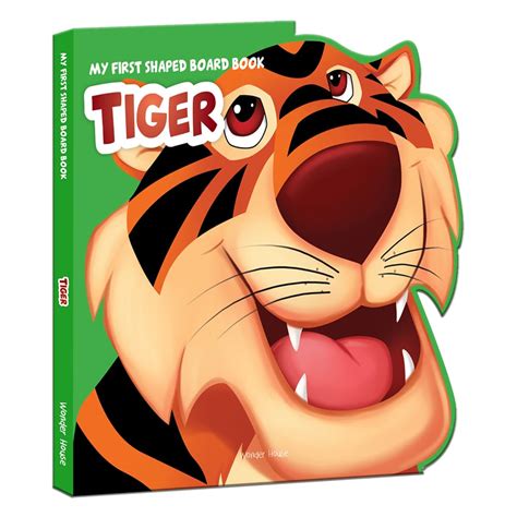 Buy My First Shaped Board book - Tiger, Die-Cut Animals, Picture Book ...