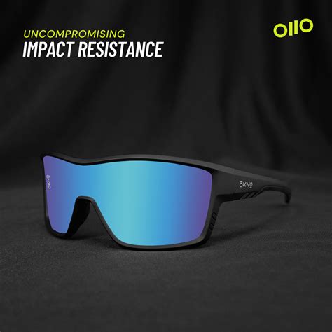 OKNO Aethon Blue Sport Sunglasses - Dynamic Style for Active ...