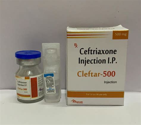 Cleftar-500 Injection Ridgecure Pharma