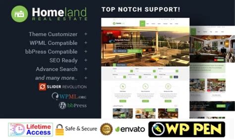 Free Homeland Responsive Real Estate WordPress Theme – Download Now