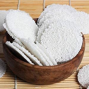 Rich Treat Sabudana Papad Plain | Vrat/Fast Special Small Sago Fryums ...