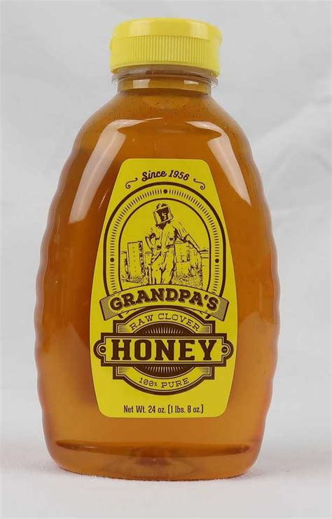 Grand Pa's Raw Clover Honey 40 oz - The Nut House
