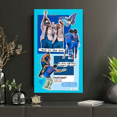 RO KO | Premium Poster | #1 | Cricket Legend poster - Pulp & Pixel