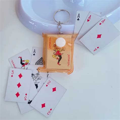 Mini playing cards keychain (Functional) – Suntala Press