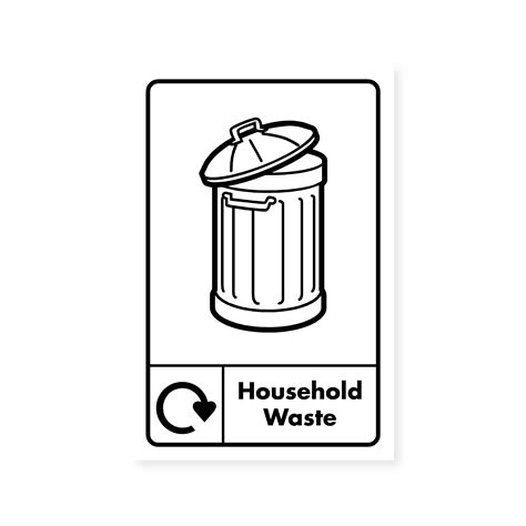 Image result for Household Garbage Sign