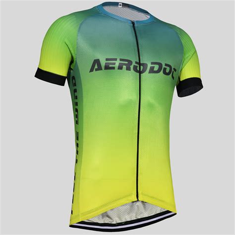 Windflare Neon Breeze Cycling Jersey Premium Aerodoc with Back Zipper