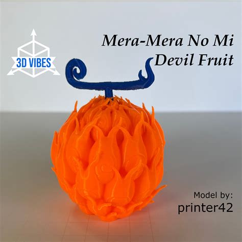 Mera Mera No Mi Devil Fruit One Piece - Etsy