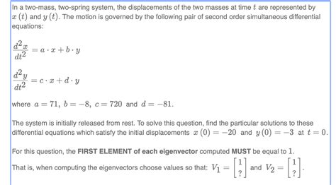 Image result for Two Mass Spring System