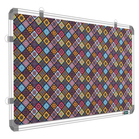 YAJNAS 3x4 Feet Premium Material Notice Pin-up Board/Pin-up Board/Soft ...