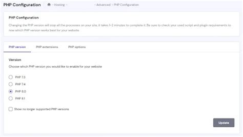 How to Upgrade PHP Version in Hostinger - Tial Wizards: Education ...