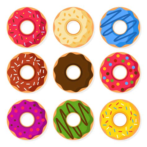Line Of Donuts Clip Art