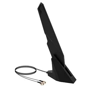 Dual Band WiFi Antenna 2.4GHz 5GHz RP-SMA Magnetic Base Adapter Antenna ...