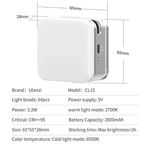 Ulanzi CL15 2000mAh Mini Cube LED Suction Light Lowest Price in India ...