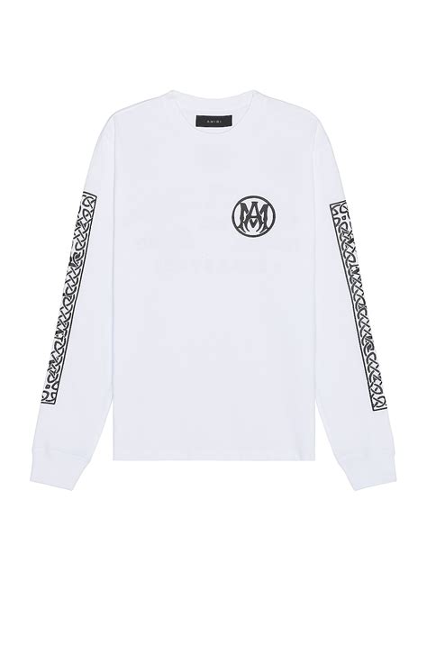 Amiri Ouija Board Ls Tee in White | FWRD