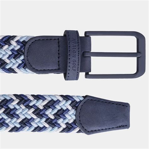 Avalon Players Belt in Blue Multi-Colored | Shop Mens Golf Belts