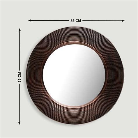 Buy Corsica Reflection Round Decorative Mirror - 35.5cm from Corsica by ...