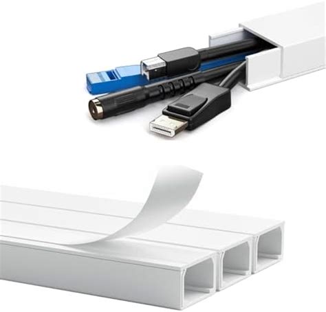 Buy Wall Cord Hider - CMC-06 Mini On-Wall Cable Cover - Hide a Cable ...