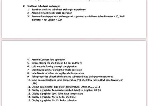Image result for Heat Exchanger Sample Problem Shell and Tube